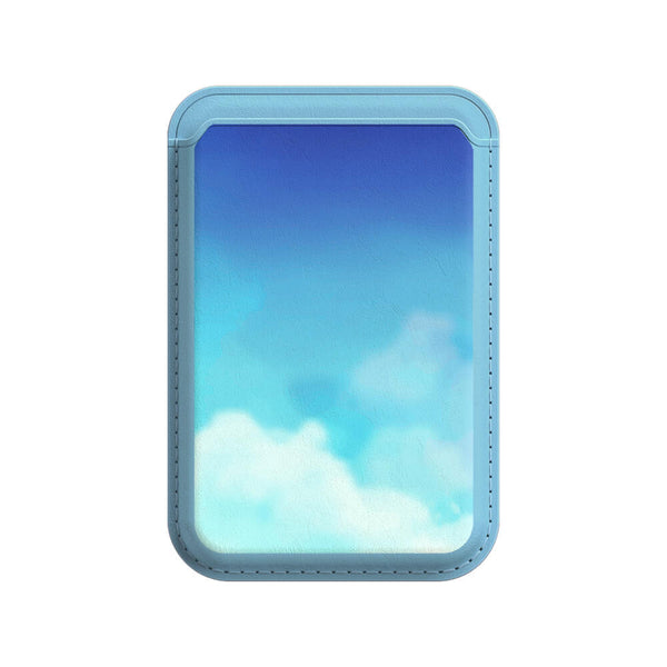 Himmel Blau - iPhone Leder Wallet
