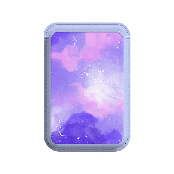 Astral Violett - iPhone Leder Wallet