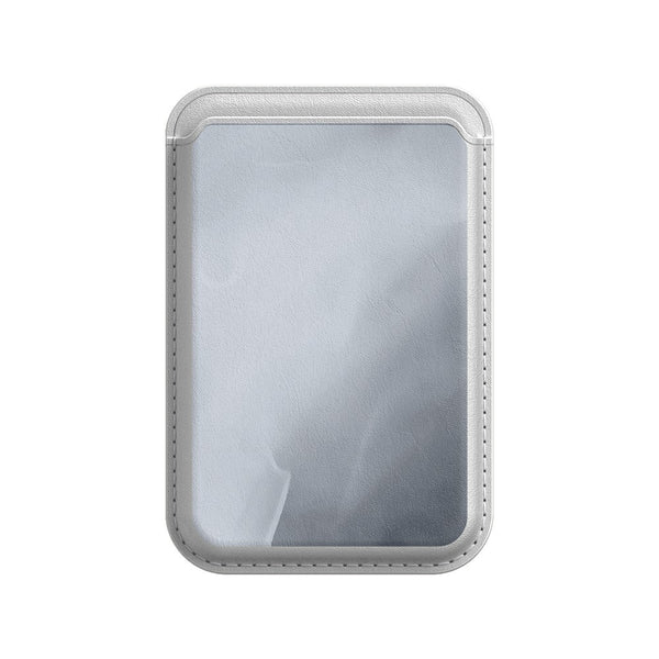 Grauer Rauch - iPhone Leder Wallet