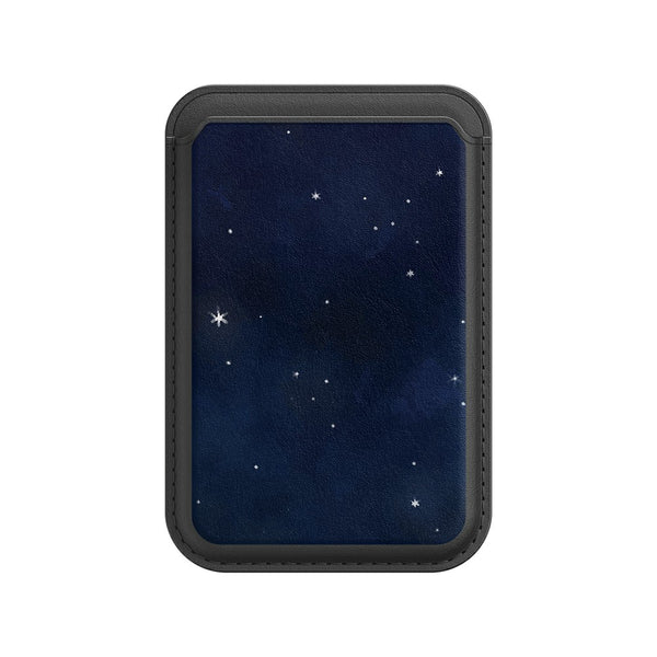 Stern Schwarz - iPhone Leder Wallet