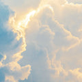 iPhone Schwebende Wolken Glas Handyhülle