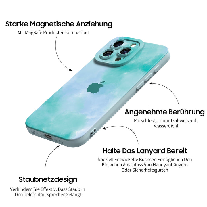 Frühlingsfarbe Auftragen - iPhone Handyhülle