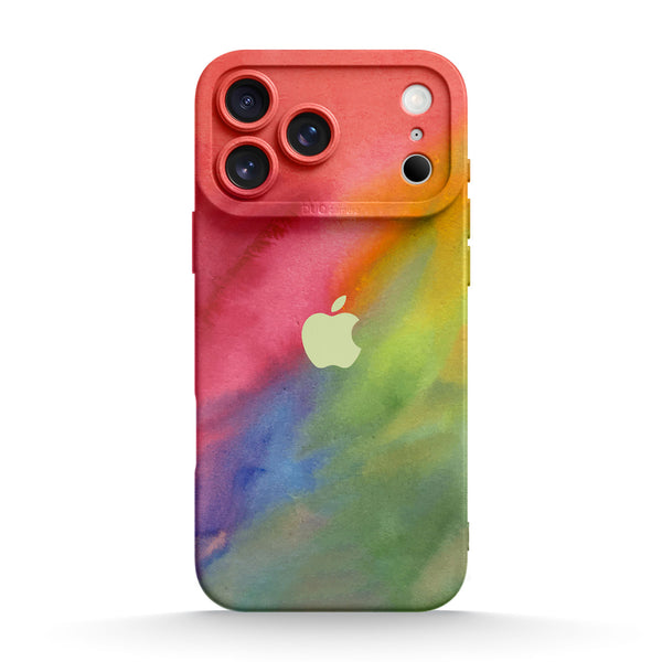Frühlingsfarbe Auftragen - iPhone Flüssiges Silikon Handyhülle