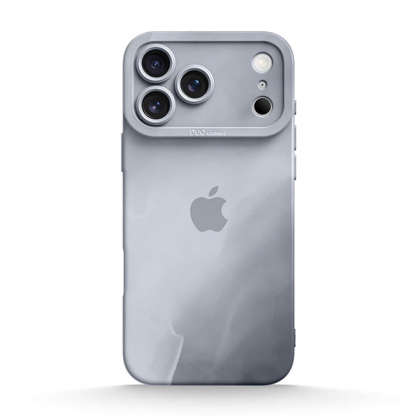 Grauer Rauch - iPhone Flüssiges Silikon Handyhülle