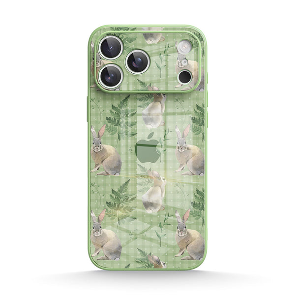 Hasenspaß - iPhone Gehärtetes Glas Handyhülle