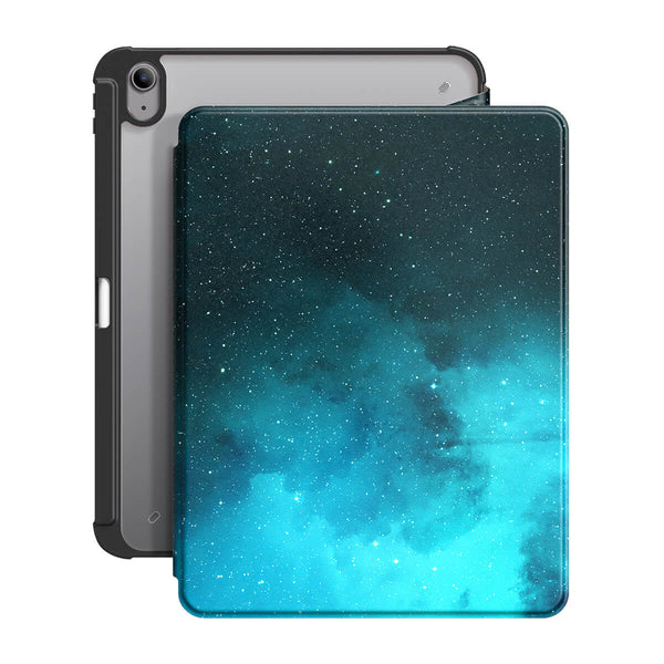 Fluoreszierendes Sternblau - iPad Snap 360° Ständer Schlagfeste Hüllen