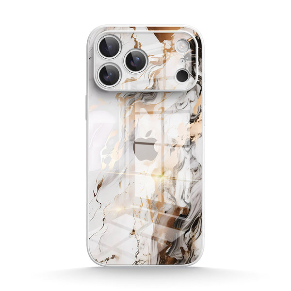 Reis Goldene Jade - iPhone Gehärtetes Glas Handyhülle