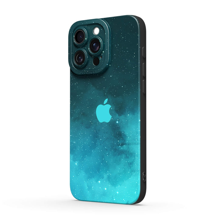 Fluoreszierendes Sternblau - iPhone Handyhülle