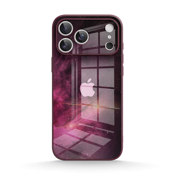 kosmischer Staub - iPhone Gehärtetes Glas Handyhülle