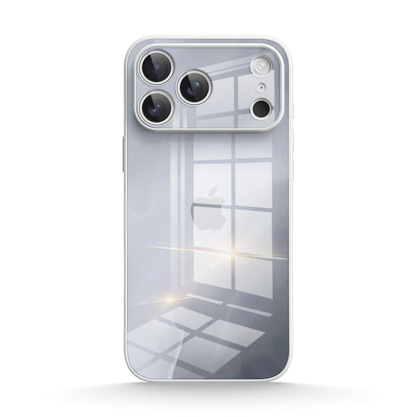 Grauer Rauch - iPhone Gehärtetes Glas Handyhülle