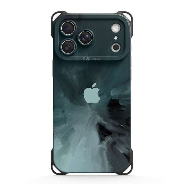 Schwarz Grau - iPhone Ultra Impact Handyhülle