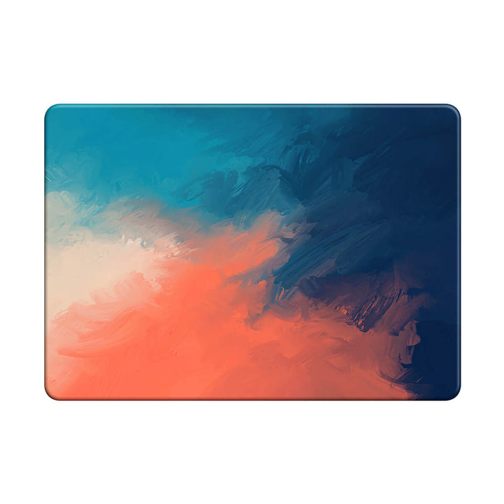 Blau Orange - MacBook Hüllen
