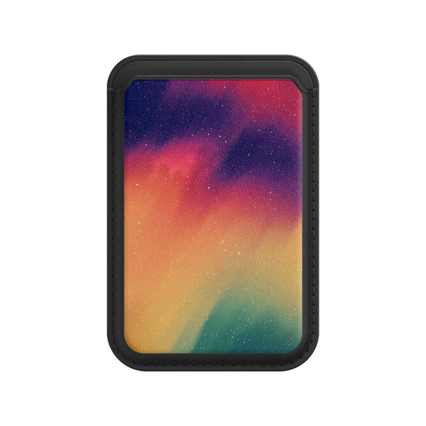 Polare Wolken-Traum - iPhone Leder Wallet