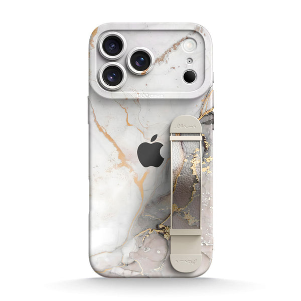 Gray Gold Sand - iPhone Handyanhänger Handyhülle