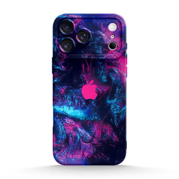 Psychedelischer Nebel - iPhone Flüssiges Silikon Handyhülle