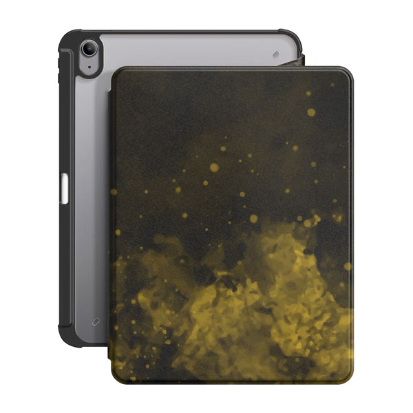 Schwarz Gelb - iPad Snap 360° Ständer Schlagfeste Hüllen