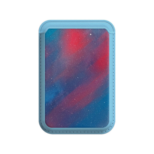 Einsames Rot - iPhone Leder Wallet