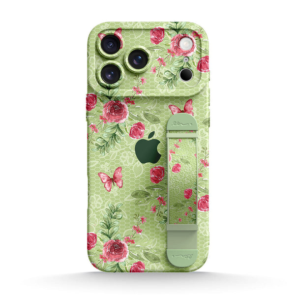 Schmetterling Zwischen Blumen - iPhone Handyanhänger Handyhülle