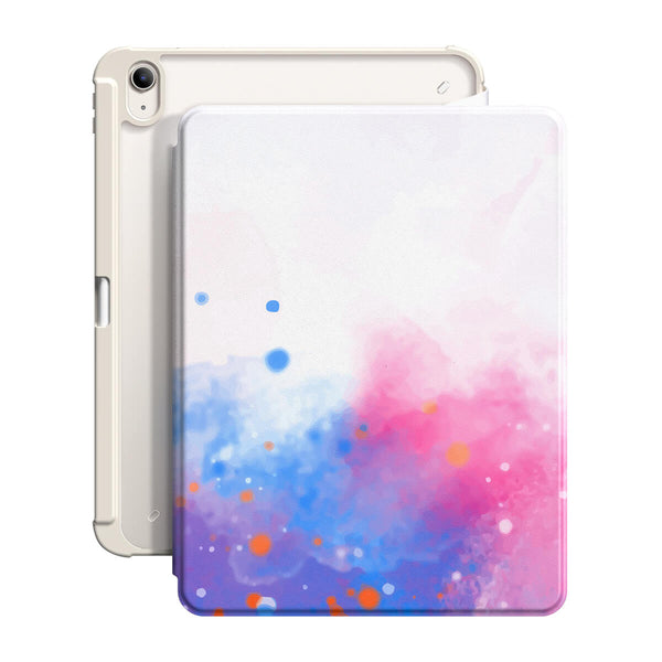 Rosa Blau - iPad Snap 360° Ständer Schlagfeste Hüllen