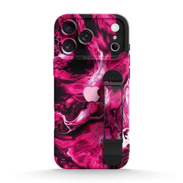 Scharlachrote Kraft - iPhone Handyanhänger Handyhülle