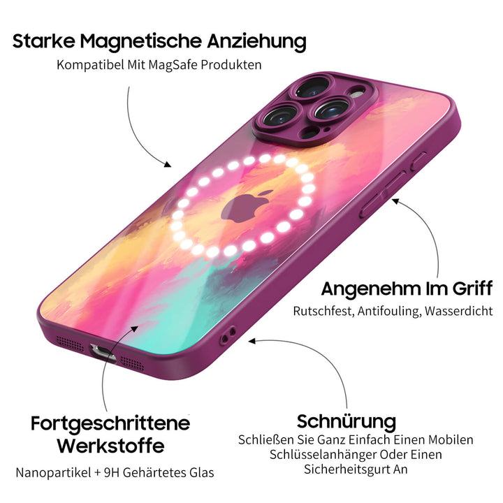 Feuriges Rot - iPhone Handyhülle
