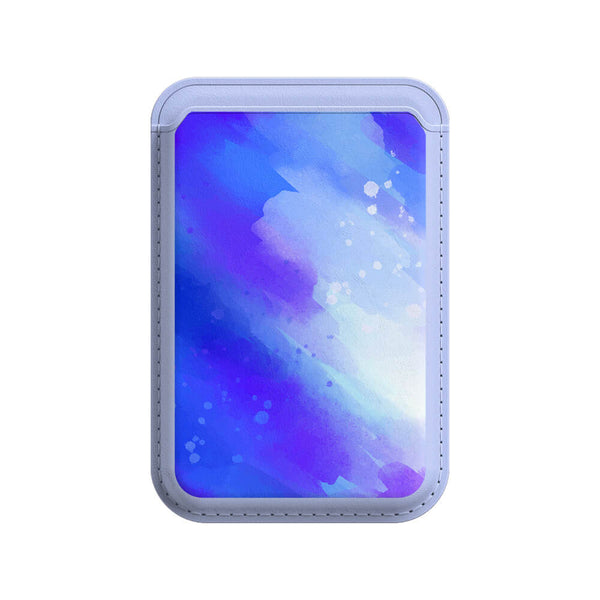 Blau Gefroren - iPhone Leder Wallet
