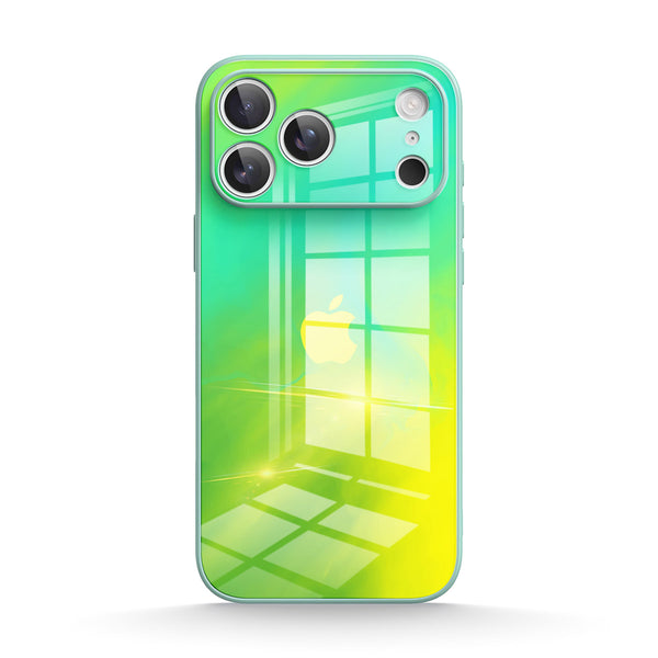Grüne Aktion - iPhone Gehärtetes Glas Handyhülle