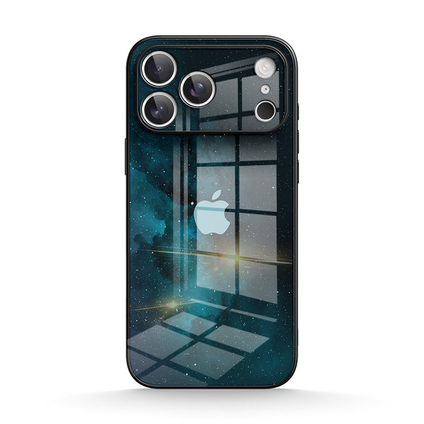 Sternenklare Nacht - iPhone Gehärtetes Glas Handyhülle