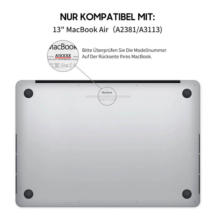 Einsames Rot - MacBook Hüllen