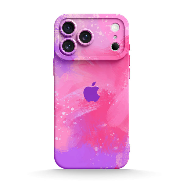 Rosa Koralle - iPhone Flüssiges Silikon Handyhülle