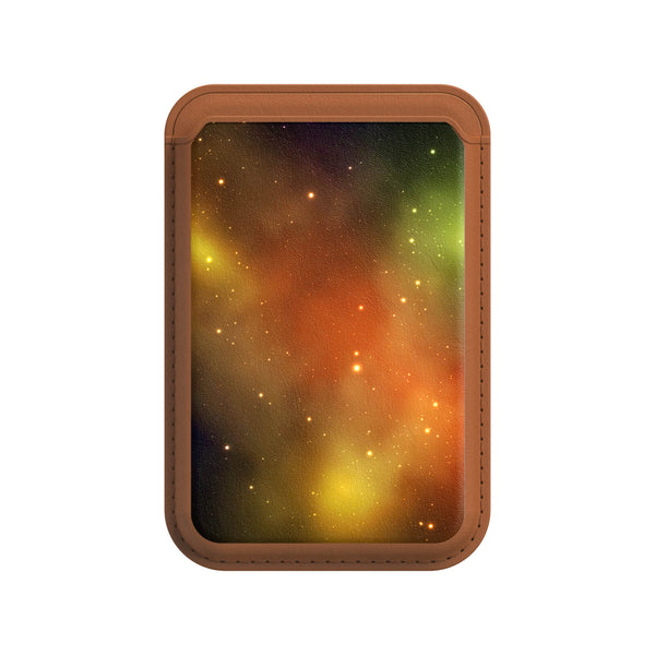 Strahlendes Sternenlicht - iPhone Leder Wallet