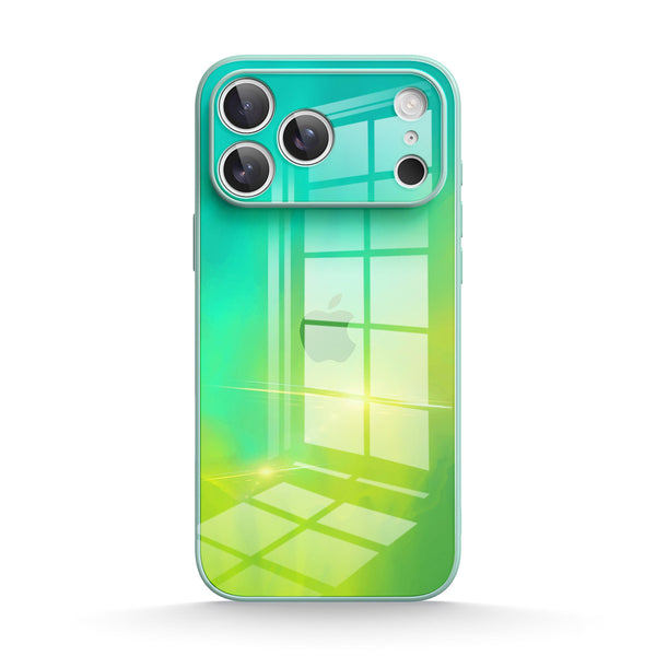Farbe Aurora - iPhone Gehärtetes Glas Handyhülle