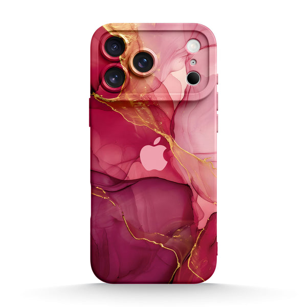 Achat Roségold - iPhone Flüssiges Silikon Handyhülle
