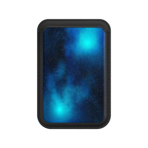 Blauer Königsstern - iPhone Leder Wallet