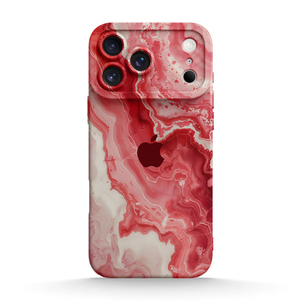 Tieling Rot - iPhone Flüssiges Silikon Handyhülle
