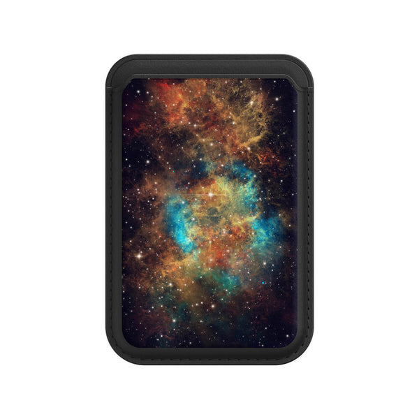 Interstellarer Abgrund - iPhone Leder Wallet