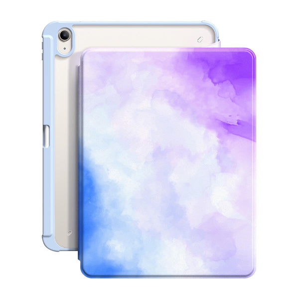 Lila Blau - iPad Snap 360° Ständer Schlagfeste Hüllen