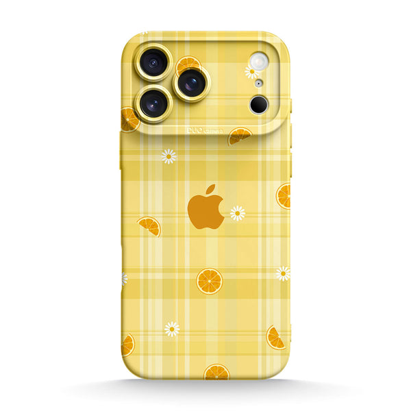 Erfrischende Zitrone - iPhone Flüssiges Silikon Handyhülle