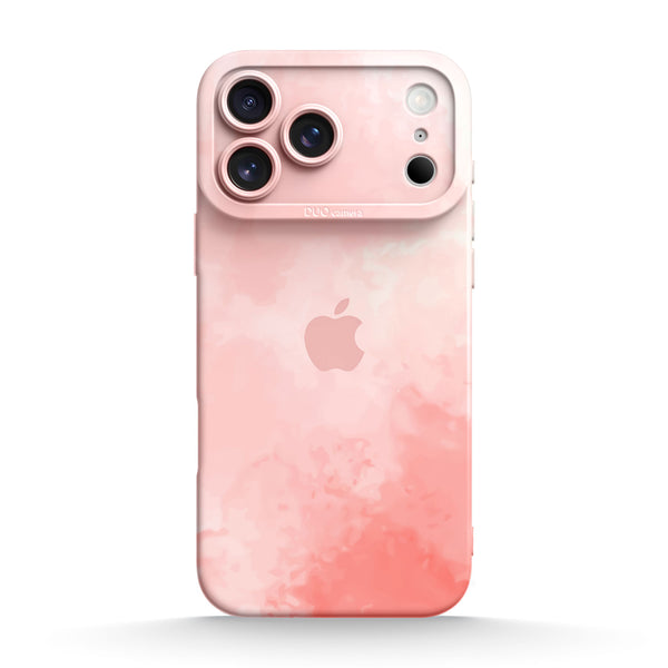Elegantes Rosa - iPhone Flüssiges Silikon Handyhülle