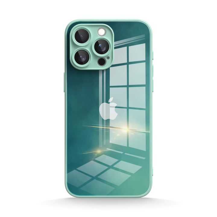 Nebel Grün - iPhone Handyhülle