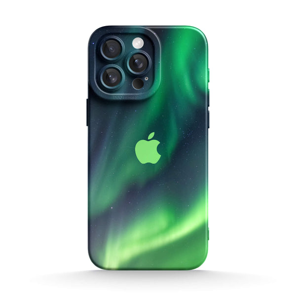 Auroragrün - iPhone Flüssiges Silikon Handyhülle