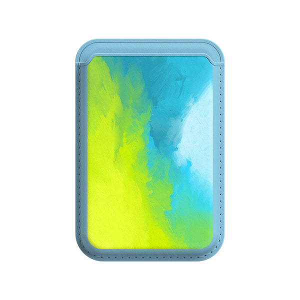 Fluoreszenter Strand - iPhone Leder Wallet