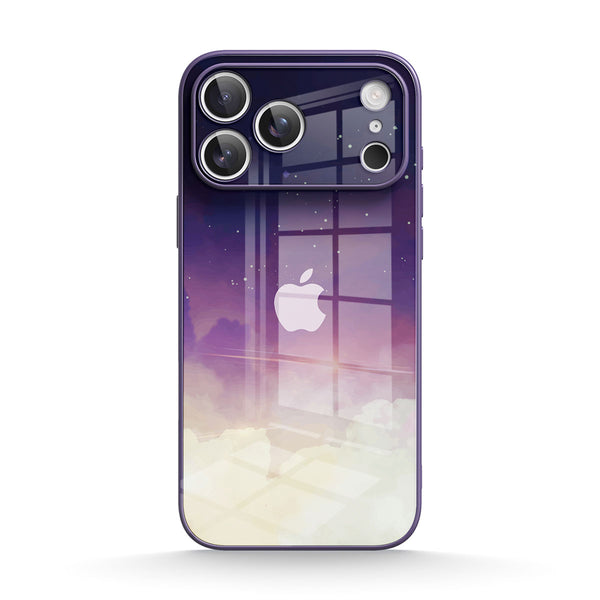Abendhimmel - iPhone Gehärtetes Glas Handyhülle