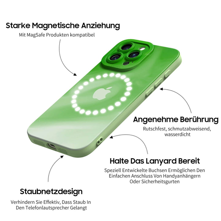 Grün Weiß - iPhone Handyhülle