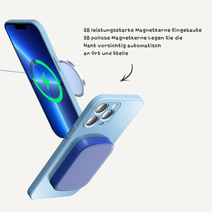 Weiß - iPhone Matte Handyhülle