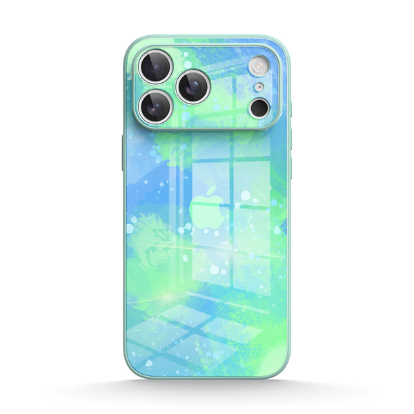 Fluoreszenz - iPhone Gehärtetes Glas Handyhülle