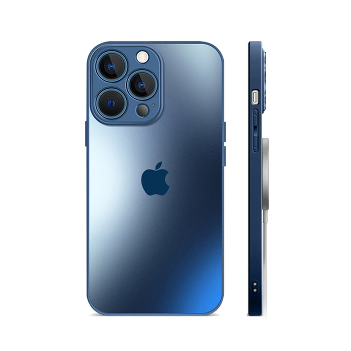 Blau - iPhone Matte Handyhülle
