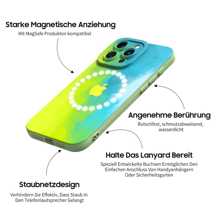 Lotusblatt Grün - iPhone Handyhülle