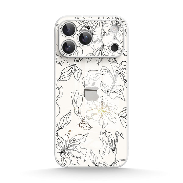 Blume Der Reinheit- iPhone Gehärtetes Glas Handyhülle