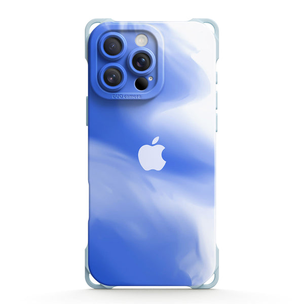 Blau Weiß - iPhone Ultra Impact Strapazierfähige Handyhülle